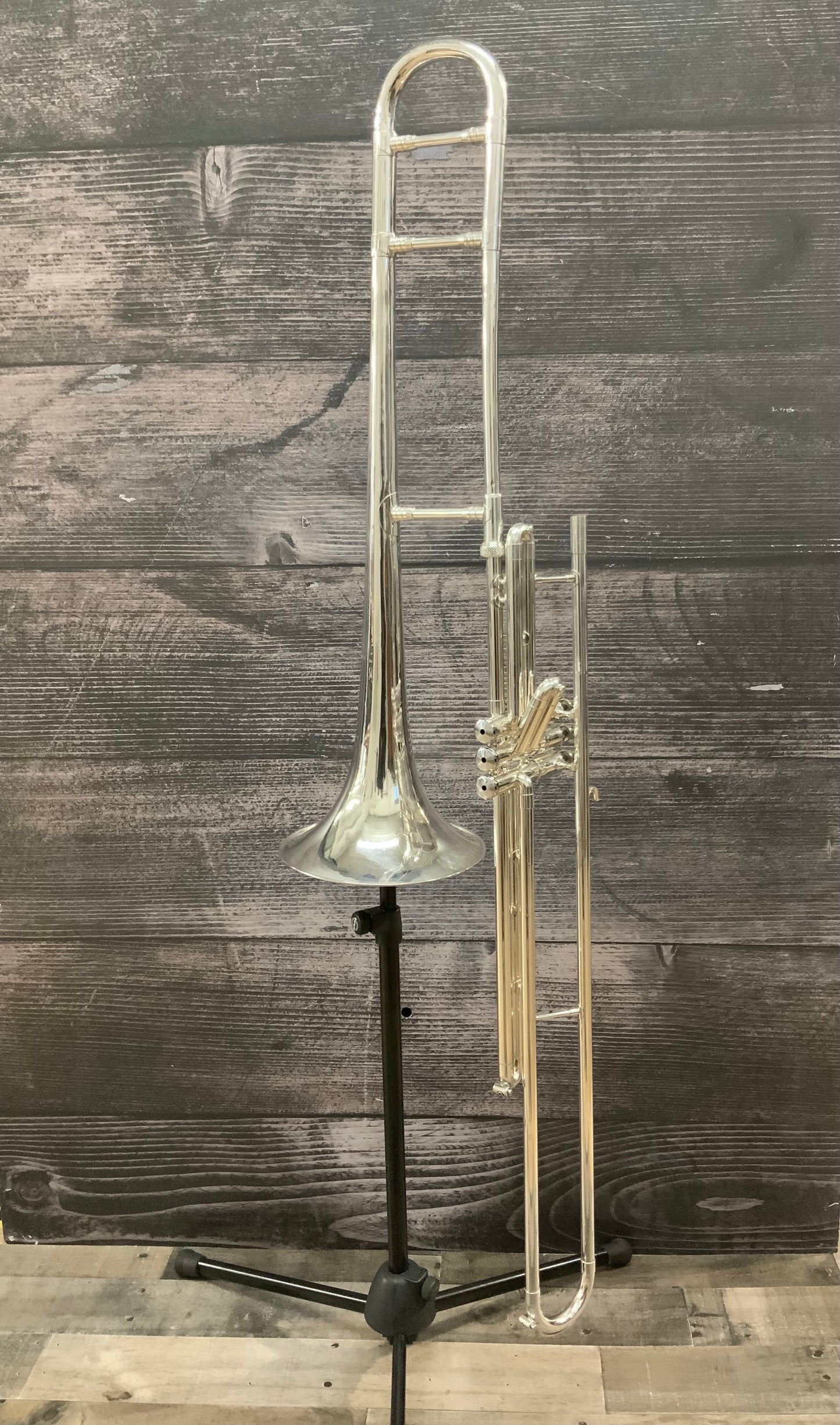 Getzen Silver Valve Trombone - Vintage 1970s