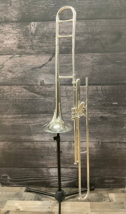 Getzen Silver Valve Trombone - Vintage 1970s
