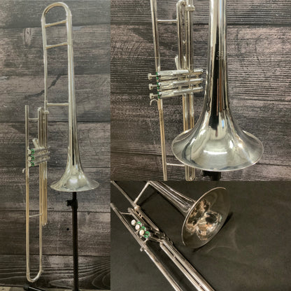 Getzen Silver Valve Trombone - Vintage 1970s