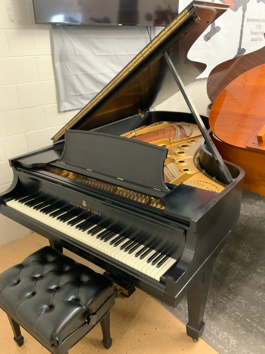 Steinway Model B Ebony Grand Piano - 1966