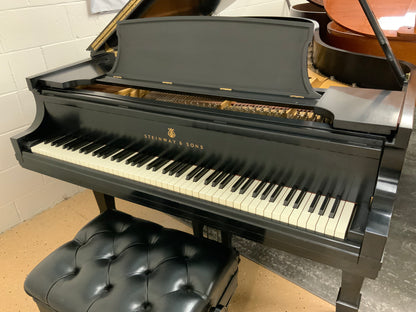 Steinway Model B Ebony Grand Piano - 1966