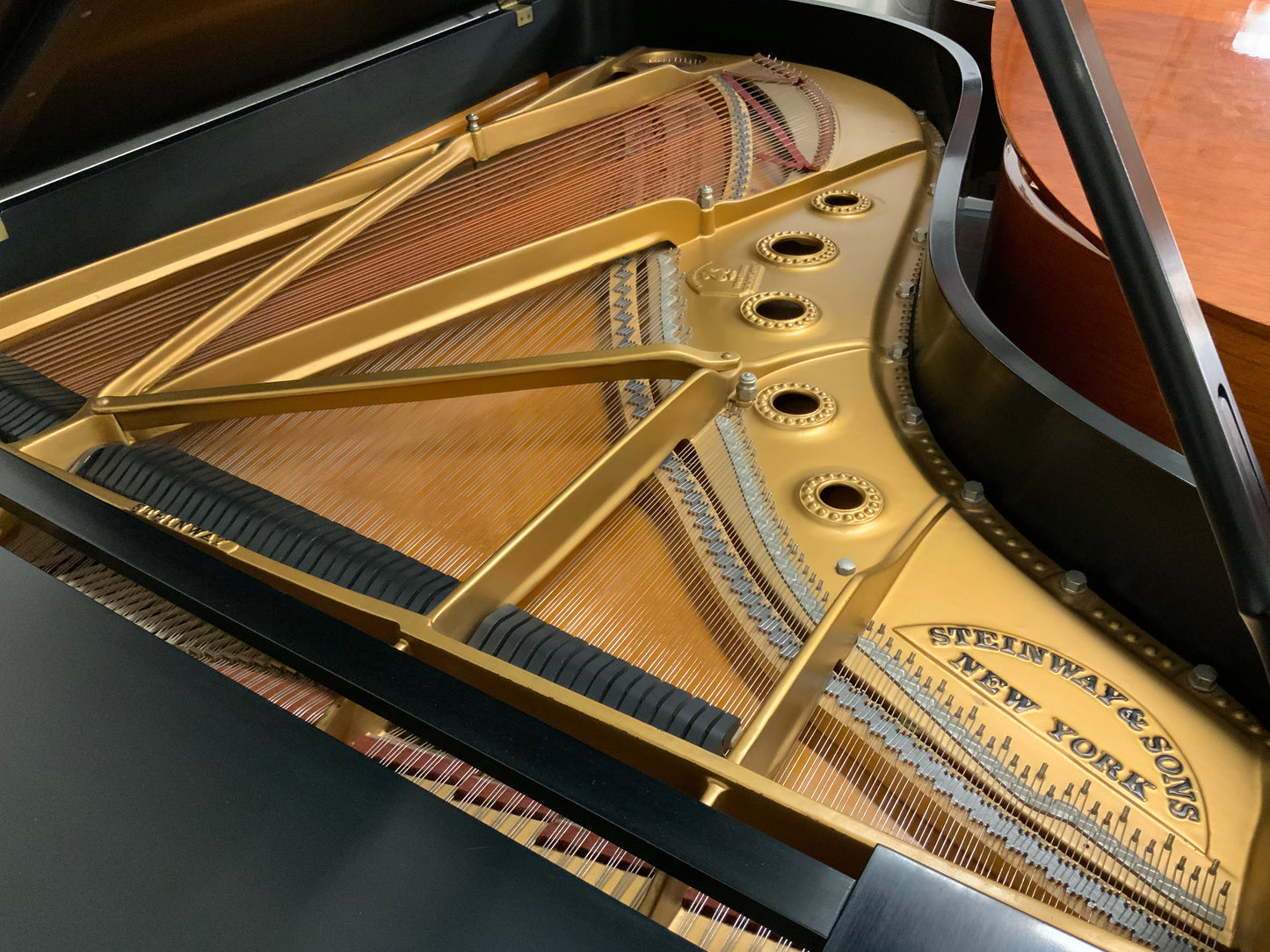 Steinway Model B Ebony Grand Piano - 1966