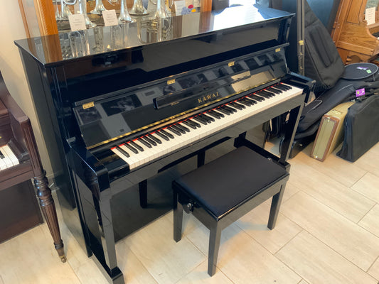 Kawai CX-10 Upright Piano - Gloss Ebony Finish