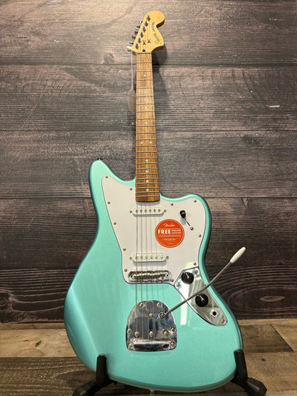 Squier Affinity Series Jaguar - Mystic Seafoam (near mint factory 2nd)