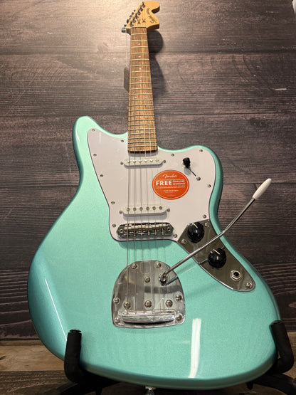 Squier Affinity Series Jaguar - Mystic Seafoam (near mint factory 2nd)