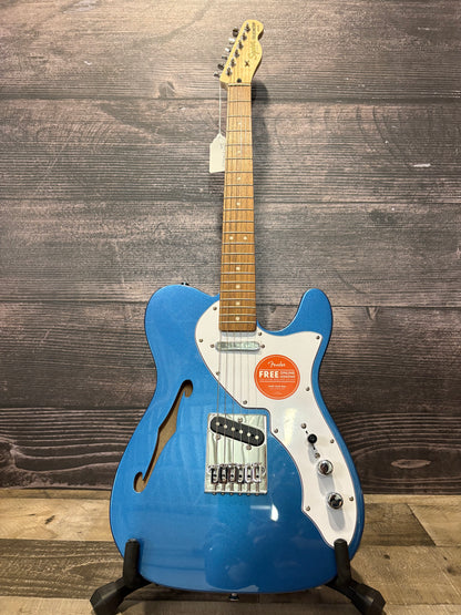 Squier Affinity Series Telecaster Thinline - Lake Placid Blue (near mint factory 2nd)