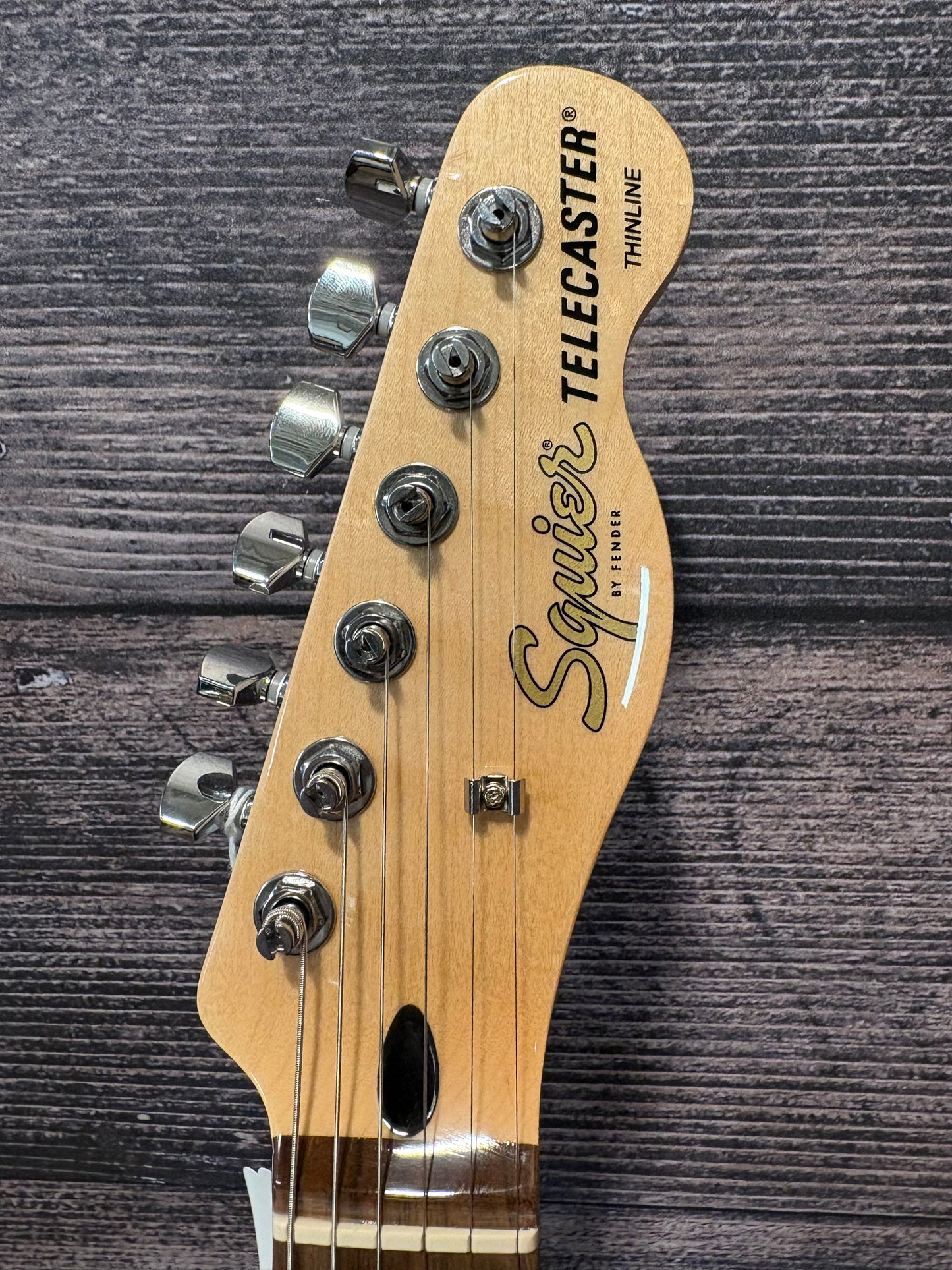 Squier Affinity Series Telecaster Thinline - Lake Placid Blue (near mint factory 2nd)