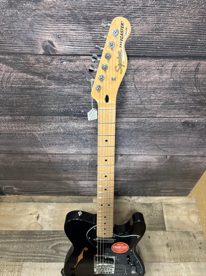 Squier Affinity Series Telecaster Thinline - Metallic Black (used, near mint factory 2nd)