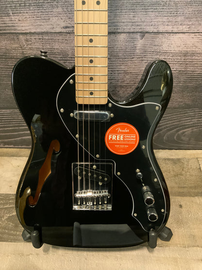 Squier Affinity Series Telecaster Thinline - Metallic Black (used, near mint factory 2nd)