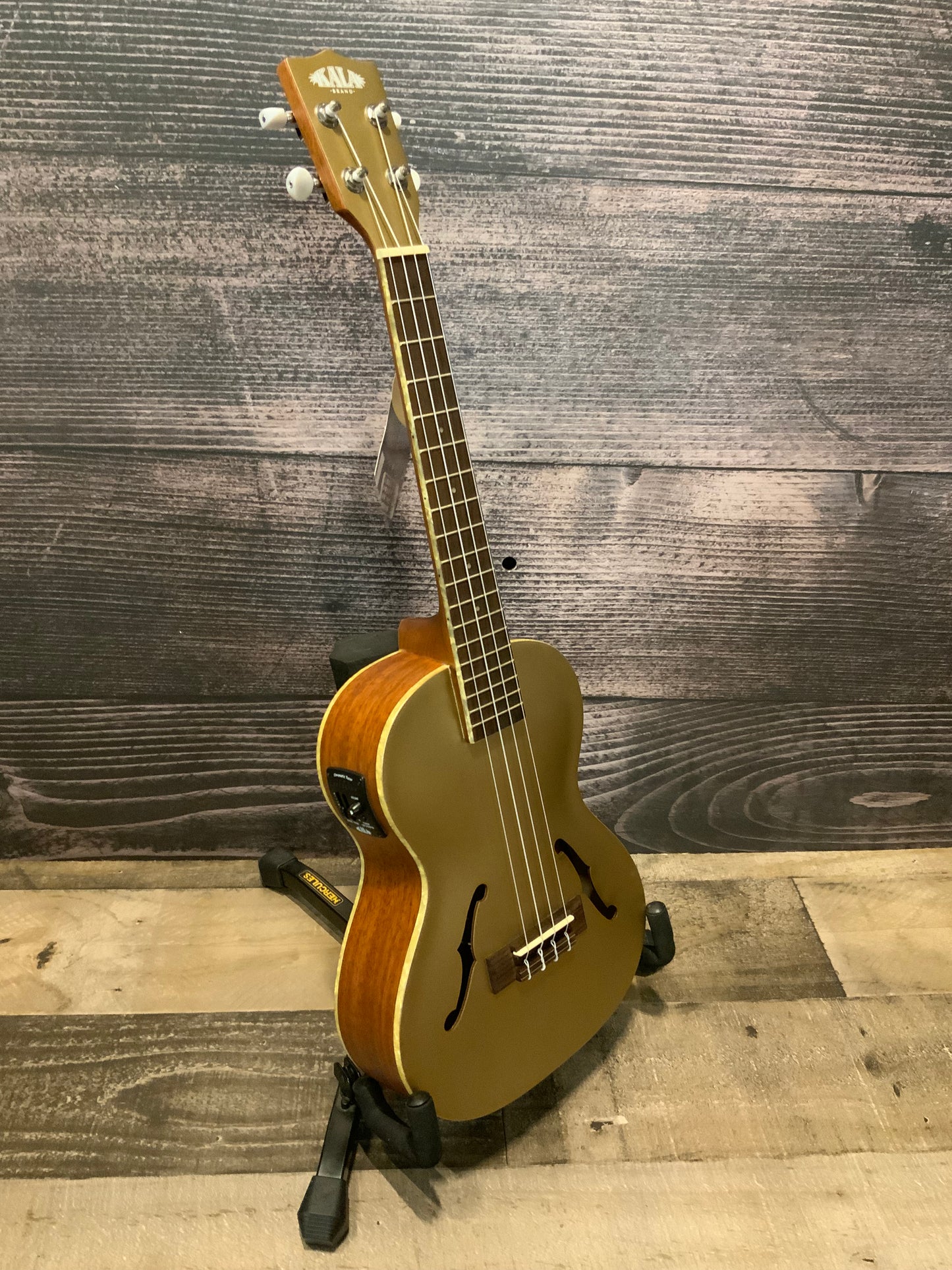 Kala Kalamazoo Gold Archtop Tenor Ukulele w/EQ KA-JTE-KZGD