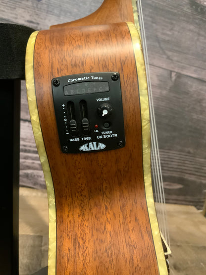 Kala Kalamazoo Gold Archtop Tenor Ukulele w/EQ KA-JTE-KZGD