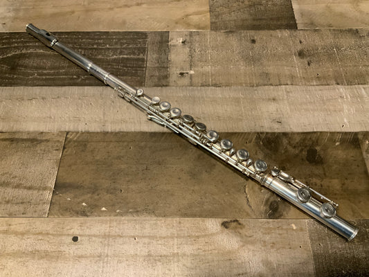 Vintage Selmer Elkhart Silver Plated Flute (good condition)