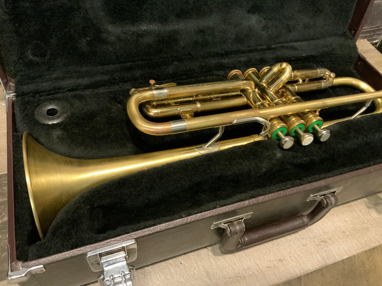 Olds Ambassador Trumpet - Raw Brass (used, good condition)