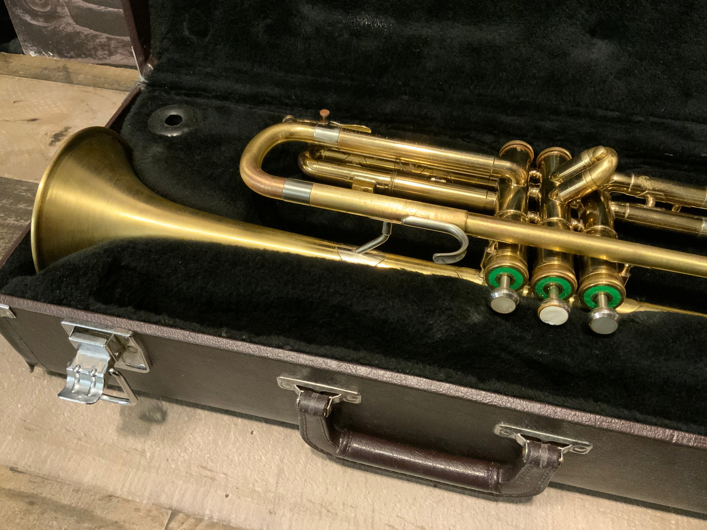 Olds Ambassador Trumpet - Raw Brass (used, good condition)