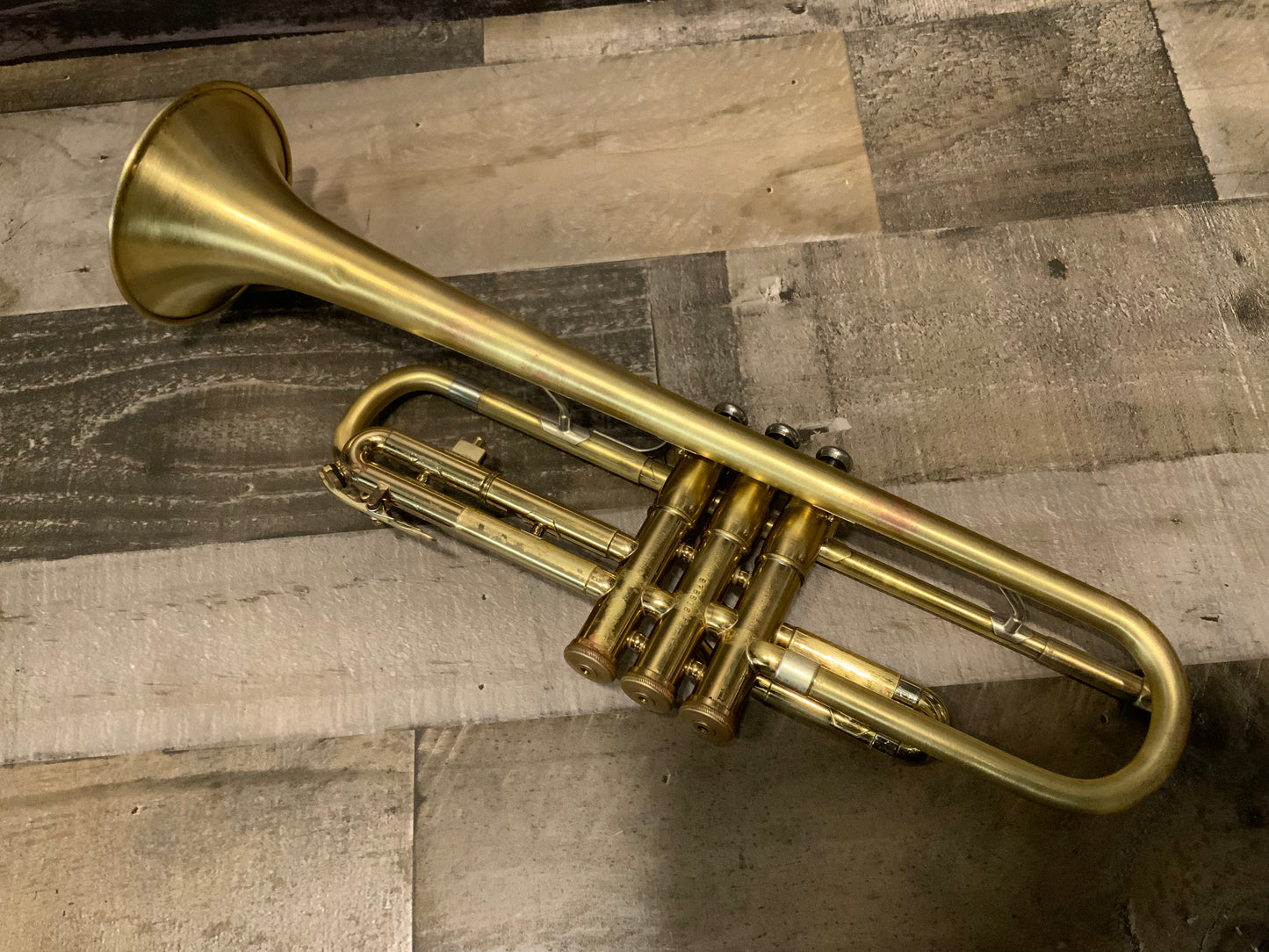 Olds Ambassador Trumpet - Raw Brass (used, good condition)