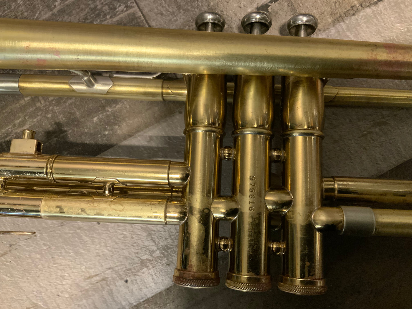 Olds Ambassador Trumpet - Raw Brass (used, good condition)