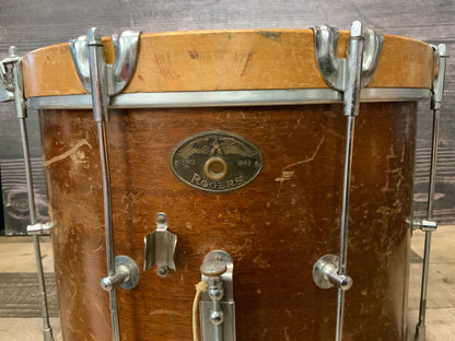 Rogers 14” Wood Marching Parade Snare Drum (vintage, fair condition)