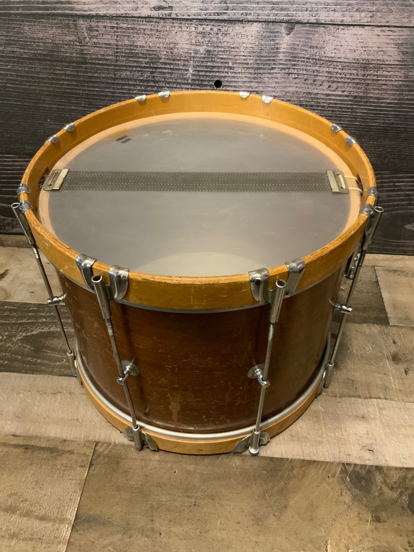Rogers 14” Wood Marching Parade Snare Drum (vintage, fair condition)