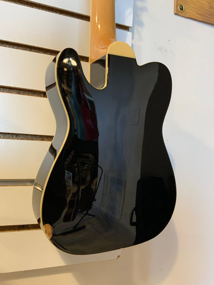 Fender Fullerton Tele Ukulele - Black (factory 2nd-finish flaw)