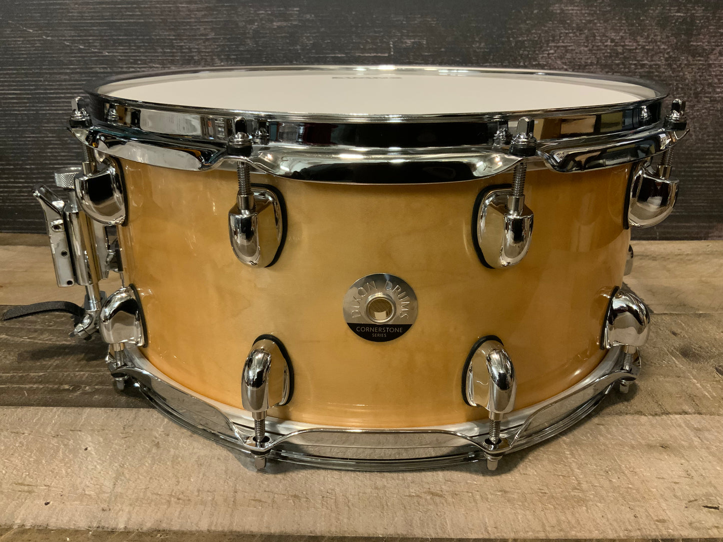 Dixon PDSCST654N Cornerstone 6.5” x 14” Snare Drum - Natural Gloss