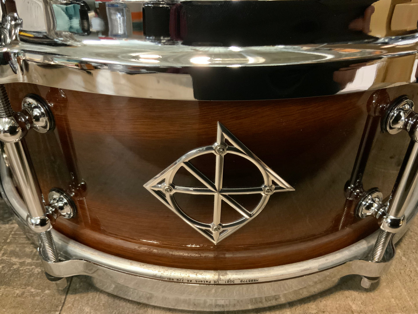 Dixon Artisan SAN512CBRG 5” x 12” Australian Rose Gum Snare Drum
