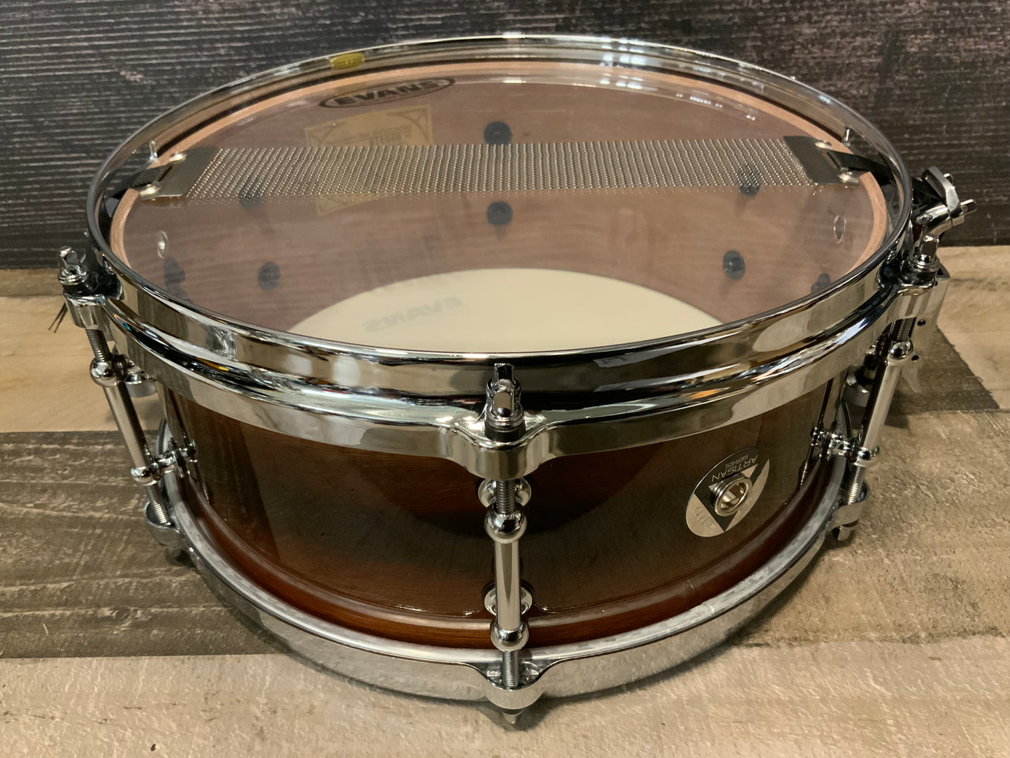 Dixon Artisan SAN512CBRG 5” x 12” Australian Rose Gum Snare Drum