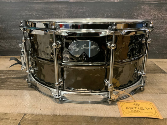 Dixon Gregg Bissonette Signature 6.5” x 14” Hammered Brass Snare Drum