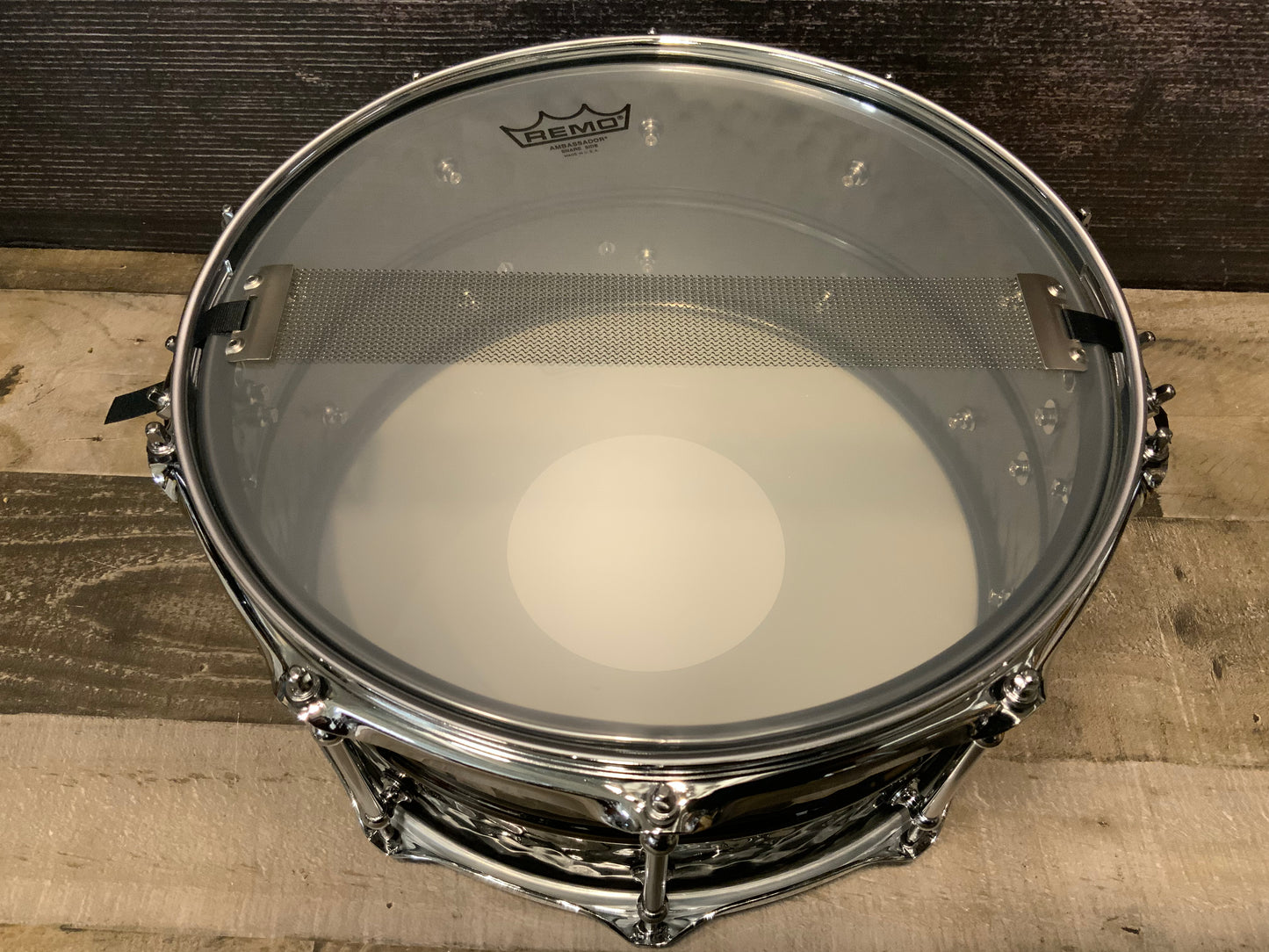 Dixon Gregg Bissonette Signature 6.5” x 14” Hammered Brass Snare Drum
