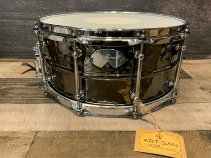 Dixon Gregg Bissonette Signature 6.5” x 14” Hammered Brass Snare Drum