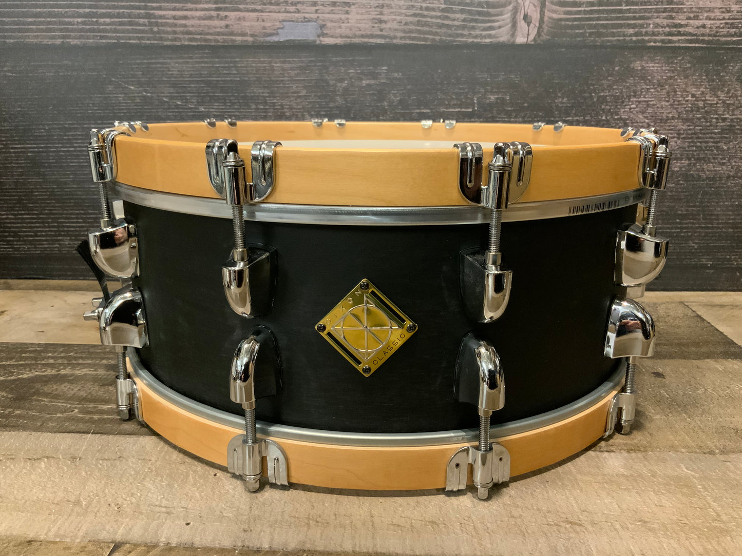 Dixon PDSCL554SBM Classic Satin Black Maple 5.5” x 14” Snare Drum
