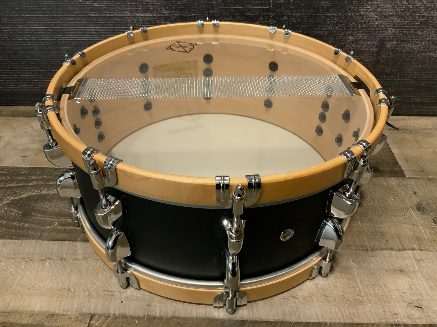 Dixon PDSCL554SBM Classic Satin Black Maple 5.5” x 14” Snare Drum