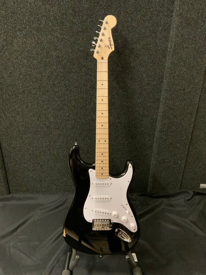 Squier Sonic Strat - Black (factory 2nd-finish flaw)