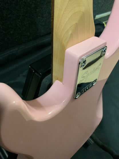 Squier Mini Strat - Shell Pink (factory 2nd-finish flaw)
