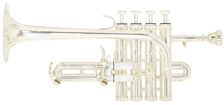 B&S Challenger II Series High Bb/A Piccolo Trumpet Silver Plated BS31312-2-0D