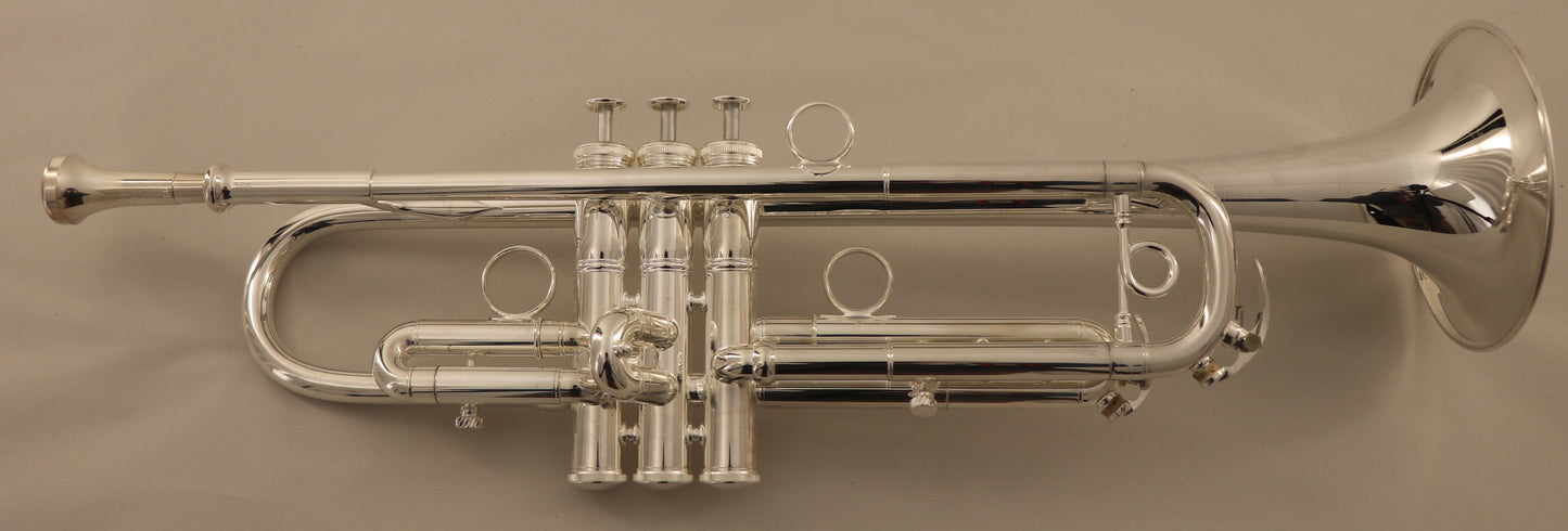 B.A.C. BAC-TR-PAS-S Paseo Handcraft Trumpet Silver Plating Added