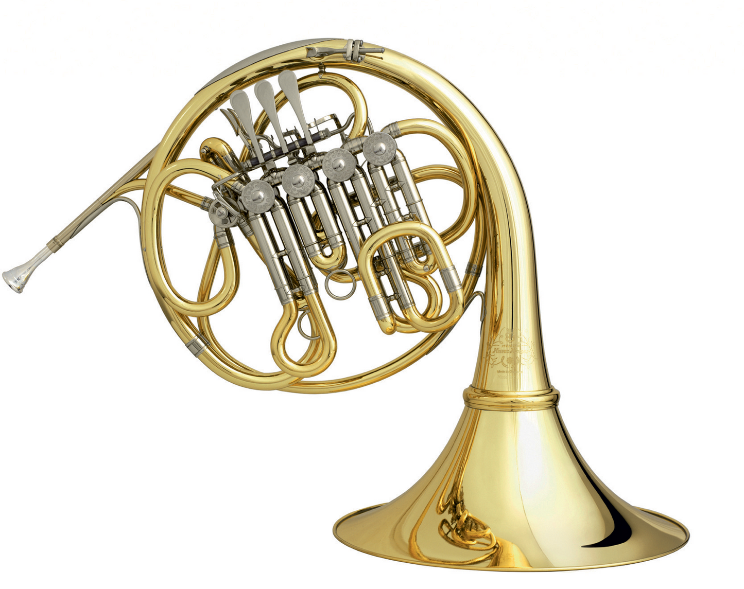 Hans Hoyer RT92 Descant Horn Yellow Brass String Linkage HHRT92A-1-0