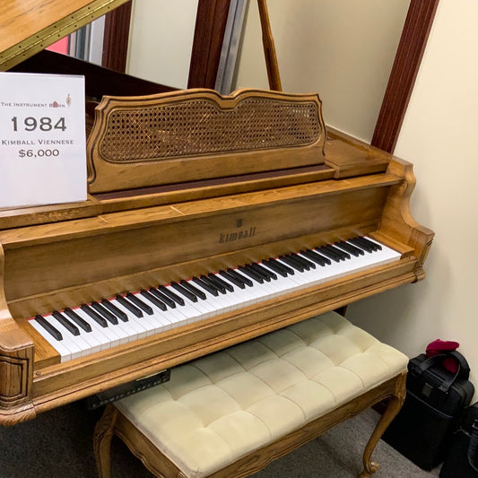 1984 Kimball Viennese 5’ 8” Player Grand Piano