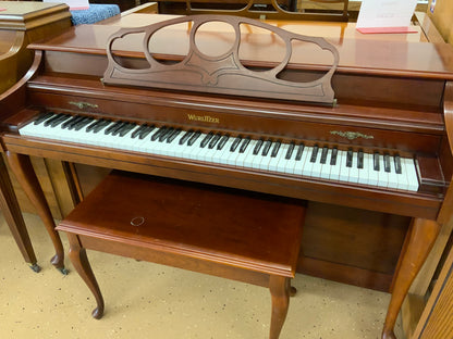 Wurlitzer Console Piano - Satin Cherry 1176-CHY