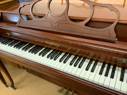 Wurlitzer Console Piano - Satin Cherry 1176-CHY