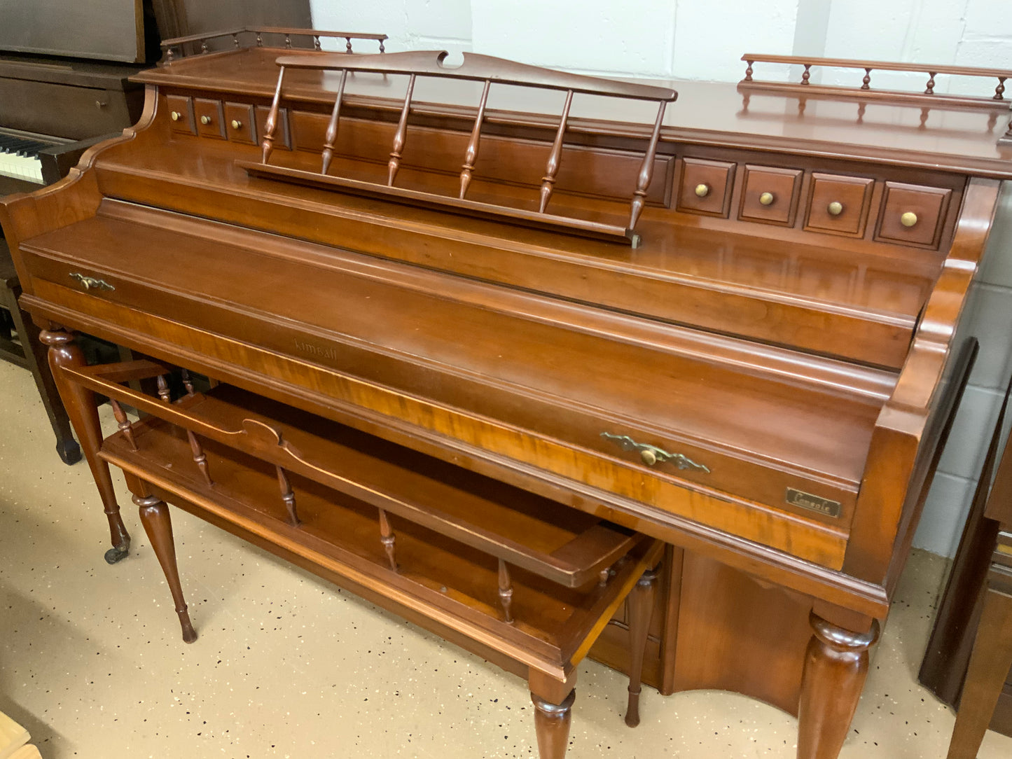 Kimball Console Upright Piano 1962